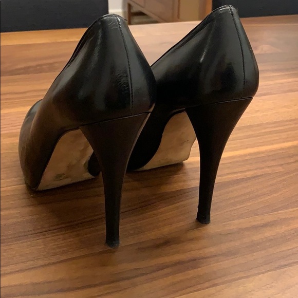 Stuart Weitzman Platform Pumps Almond Toe Retro - Picture 3 of 5